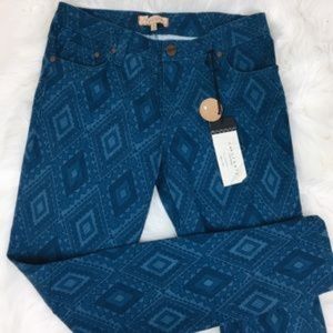 Anthro Sanctuary Tribal Aztec Skinny Jeans